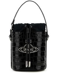 Vivienne Westwood - Daisy Orb Plaque Drawstring Bucket Bag - Lyst