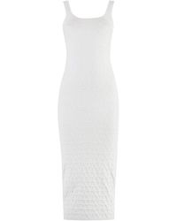 Valentino - Toile Iconograph Jacquard Sleeveless Midi Dress - Lyst