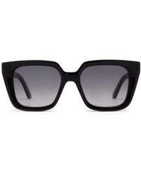 Dior Square Frame Sunglasses - Black