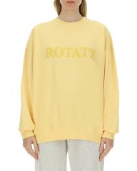 ROTATE BIRGER CHRISTENSEN - Sweatshirt With Logo - Lyst