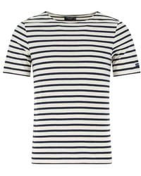 Saint James - Striped Crewneck T-shirt - Lyst