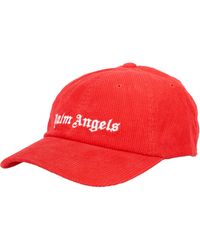 Palm Angels Corduroy Embroidered Logo Cap