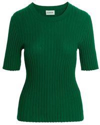 P.A.R.O.S.H. Pin Tuck Sweater - Green
