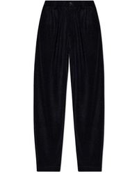 Giorgio Armani - Trousers Made Of 'frotte' Material, - Lyst