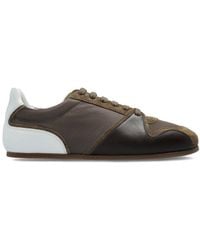Moschino - Logo Embossed Lace-Up Sneakers - Lyst