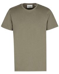 FRAME - Crewneck Short-sleeved T-shirt - Lyst