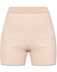 Jacquemus - High Waist Knitted Cycling Shorts - Lyst