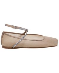 AMINA MUADDI - Ane Strap-detailed Ballet Flats - Lyst