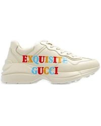 Gucci - Rhyton Exquisite Leather Sneaker - Lyst