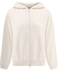 Brunello Cucinelli - Felpa Con Cappuccio - Lyst