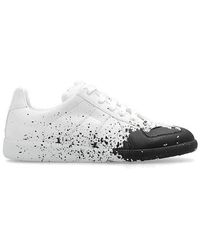 Maison Margiela - Round Toe Lace-up Sneakers - Lyst
