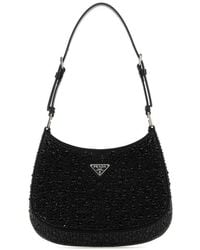 Prada - Cleo Crystal-embellished Shoulder Bag - Lyst
