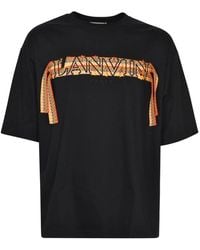 Lanvin - Curb Lace Oversized T-shirt - Lyst