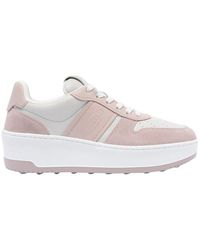 Tod's - Round-Toe Lace-Up Sneakers - Lyst
