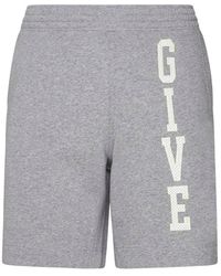 Givenchy - Logo Printed College Bermuda Shorts - Lyst
