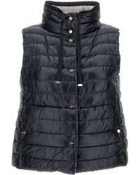 Herno - Reversible Padded Quilted Gilet - Lyst