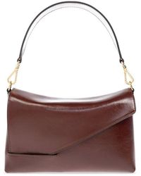 Wandler - Oscar Asymmetric Foldover-Top Shoulder Bag - Lyst