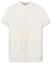 Burberry - T-shirt With A Patch, - Lyst