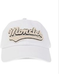 Moncler - Logo Embroidered Baseball Cap - Lyst