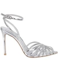 Le Silla - Open-Toe High-Heel Sandals With Crisscross Straps - Lyst