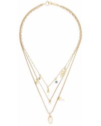 Isabel Marant Multiturn Brass Necklace - Metallic