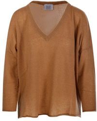 Be You - V-Neck Knit Top - Lyst