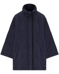 Weekend by Maxmara - Pittore Blue Quilted Jacket - Lyst