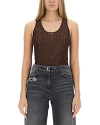 Givenchy - 4g Jacquard Knitted Tank Top - Lyst