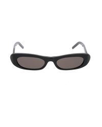 Saint Laurent - Rectangular Frame Sunglasses - Lyst