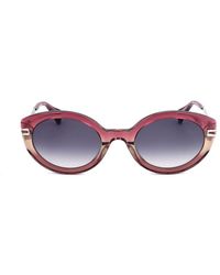 Vivienne Westwood - Heart Detailed Oval Frame Sunglasses - Lyst