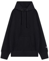 Champion - Logo Embroidered Drawstring Hoodie - Lyst