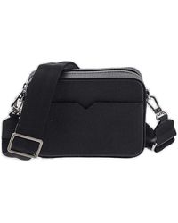 Valextra - V-line Reporter Zipped Mini Messenger Bag - Lyst