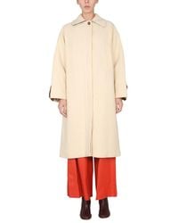 Alysi - Long Sleeved Buttoned Coat - Lyst