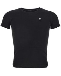 Marine Serre - Organic Cotton Mini Fit T-shirt - Lyst