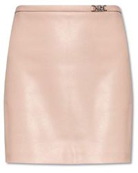 Versace - Leather Skirt - Lyst