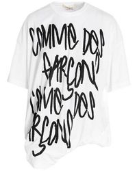Comme des Garçons - Logo Print T-shirt - Lyst