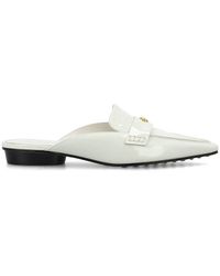 Tory Burch - Logo Plaque Slip-on Loafers - Lyst