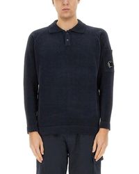 C.P. Company - Knitted Polo - Lyst