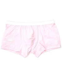 Dolce & Gabbana Logo Crown Boxer Shorts - Pink