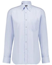 Tom Ford - Long-Sleeved Button-Up Shirt - Lyst