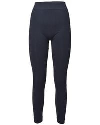 Max Mara - Basilea Logo Lettering Leggings - Lyst
