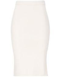 Saint Laurent - Jersey Pencil Skirt - Lyst