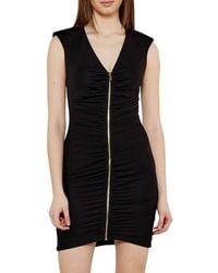 Just Cavalli - V-Neck Sleeveless Mini Dress - Lyst