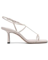STUDIO AMELIA Lasso 50 Heeled Sandals in Black | Lyst