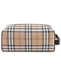 for Men Burberry Cosmetic Case in Beige Mens Bags Cases Natural 