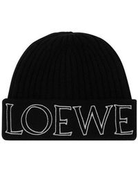 Loewe Beanie Hat - Black