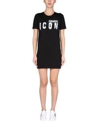 DSquared² - Icon T-shirt Dress - Lyst