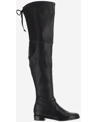 Stuart Weitzman - Lowland Bold Leather Over-the-knee Boots - Lyst