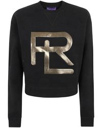 Ralph Lauren - Collection Logo Detailed Crewneck Sweatshirt - Lyst