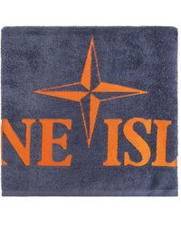 Stone Island - Beach Towel With Logo - Lyst
